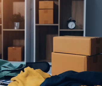 decluttering of closet