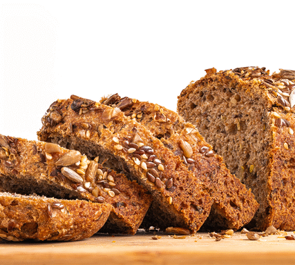 whole wheat bread with seeds