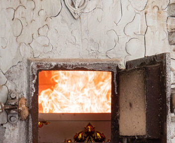 cremation in crematoriums is a ritual for the deceased. most of